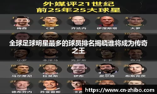 全球足球明星最多的球员排名揭晓谁将成为传奇之王
